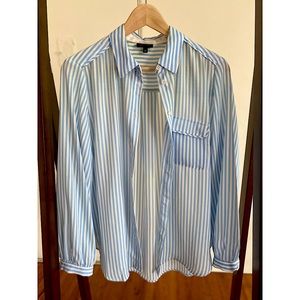 Blue Striped Blouse